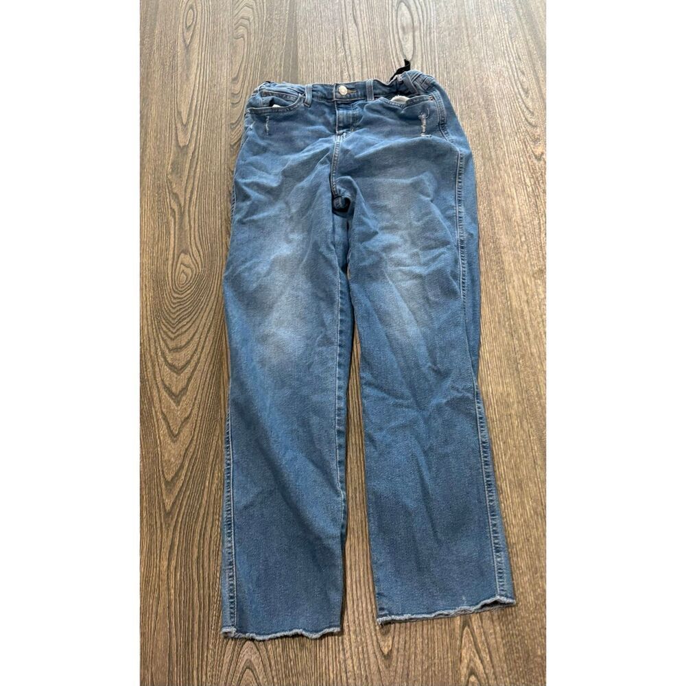 Levi Strauss Signature Girls Heritage High Rise Ankle Straight Jeans Blue Size ?